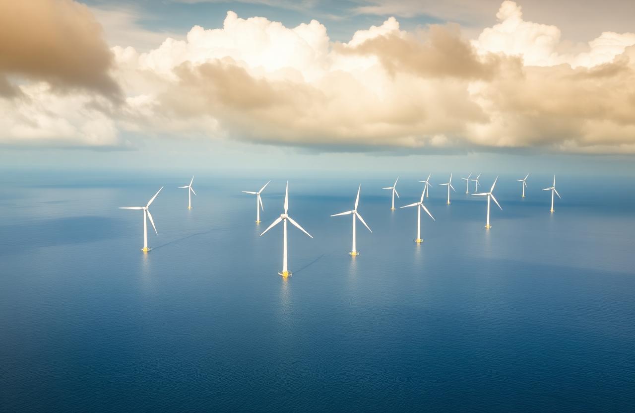 Projet éolien offshore Mer du Nord